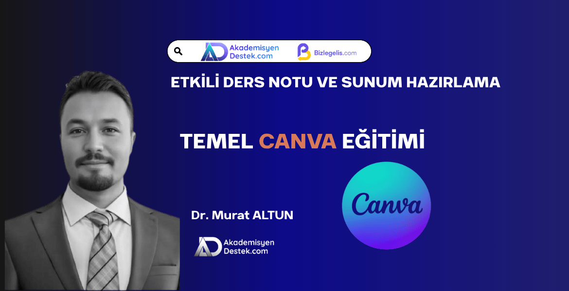 Sunum ve Ders Notu için Temel Canva Eğitimi